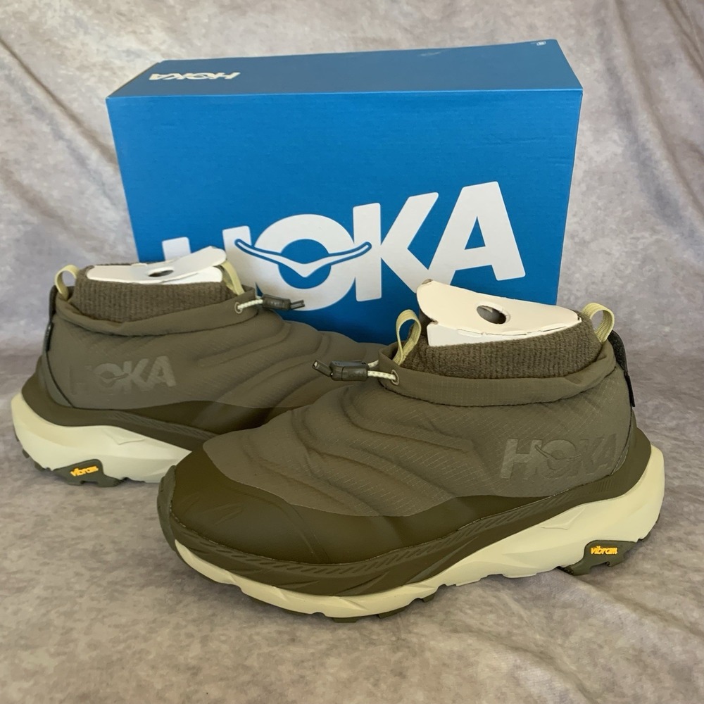 Hoka One Kaha 2 Frost Moc GORE-TEX Mens 9 D Spruce Green Olive Winter Shoes NWB